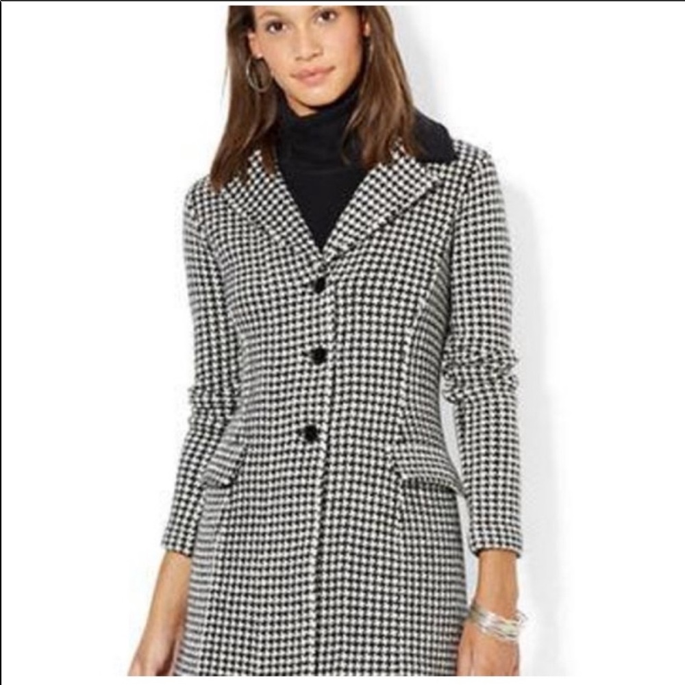 Lauren Ralph Lauren Houndstooth Women Coat